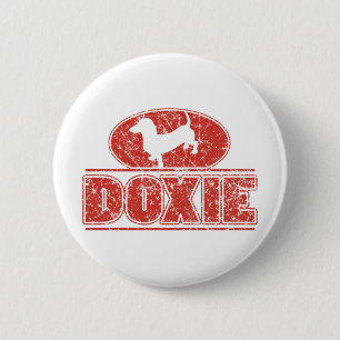 DOXIE-in-Circle-Distressed 2 Inch Round Button