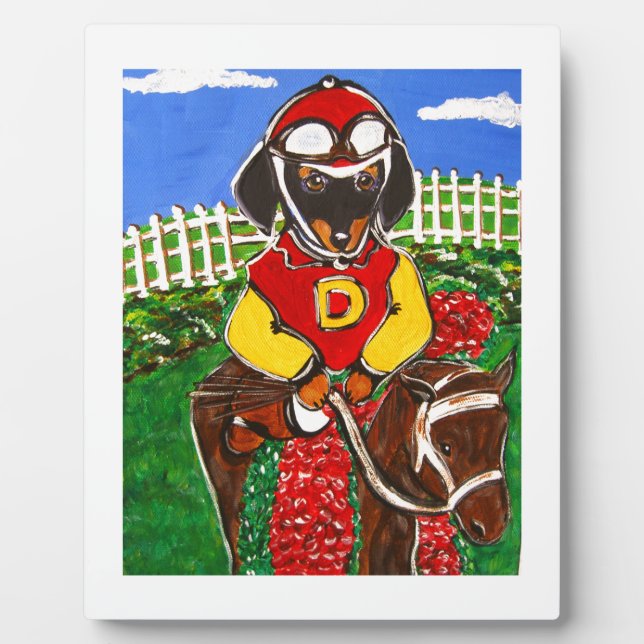 DOXIE JOCKEY PLAQUE (Front)