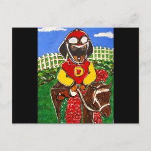 DOXIE JOCKEY POSTCARD
