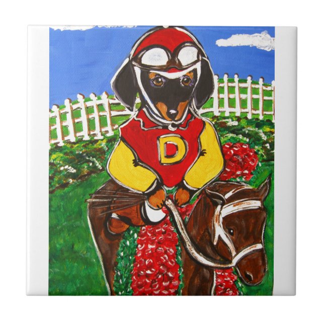 DOXIE JOCKEY TILE (Front)