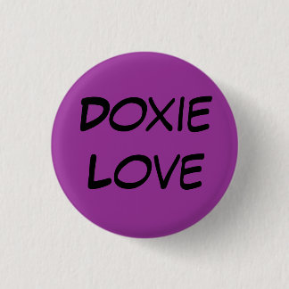 Doxie Love 1 Inch Round Button