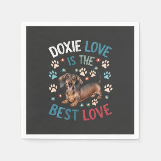 Doxie Love Is The Best Love Napkin