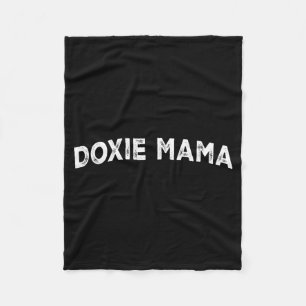 Doxie Mama  Fleece Blanket