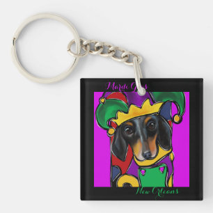 DOXIE  MARDI GRAS           KEYCHAIN