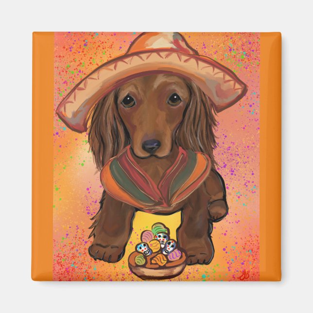 Doxie Mexico Magnet (Front)