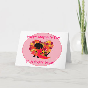 Doxie Mother's Day card