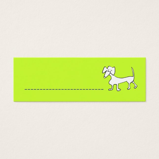 DOXIE PLACECARD (Front)