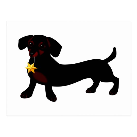 Doxie postcard