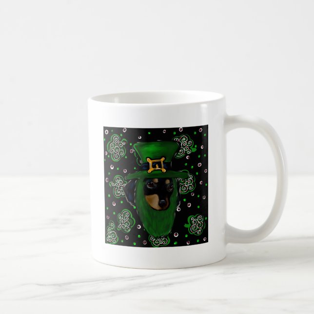 Doxie St. Patty Coffee Mug (Right)