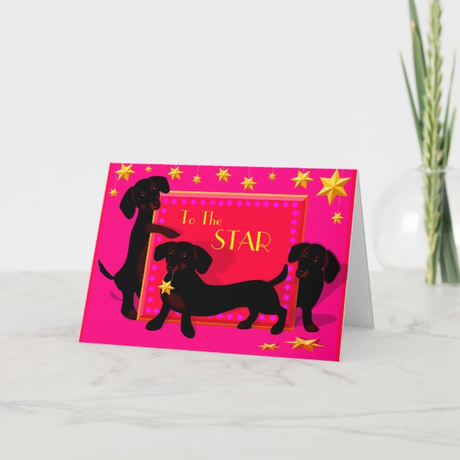 Doxie star card (Front)