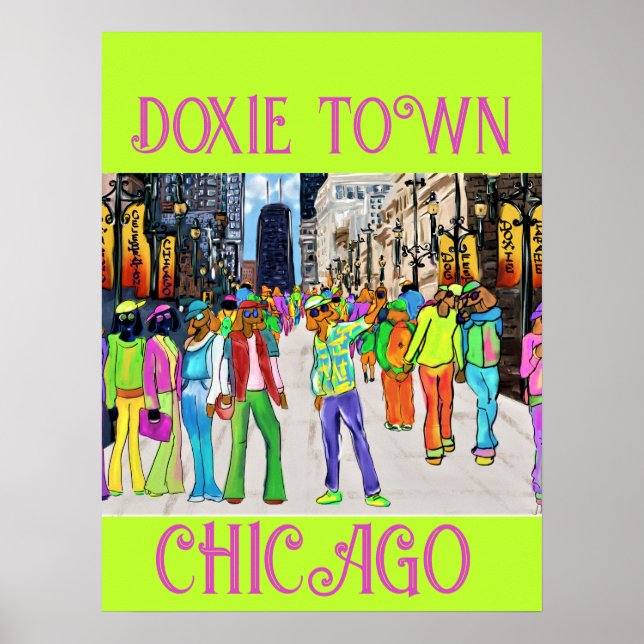 Doxie  Town Chicago    Poster (Front)