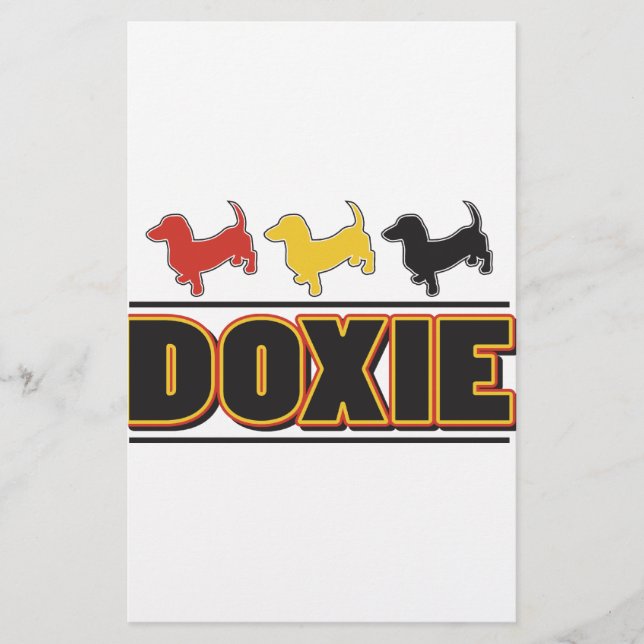DOXIE-Word-COLOR Stationery (Front)