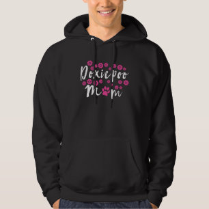 Doxiepoo Mom Pink Flower with Pink Paw for Summer Hoodie