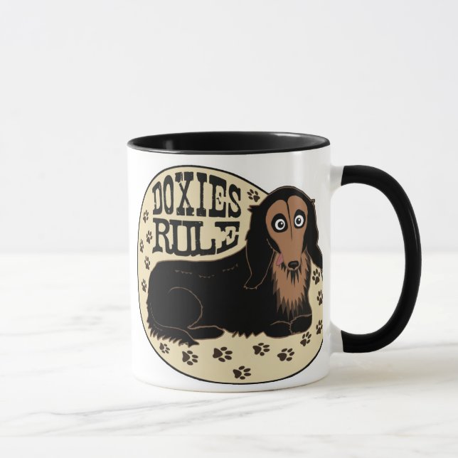 Doxies Rule Mugs (Right)