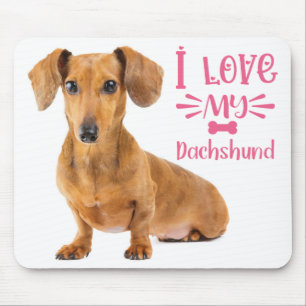 Doxin Wiener Mom Dog Lover Gift Cute Dachshund Mouse Pad