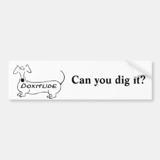 Doxitude Bumper Sticker