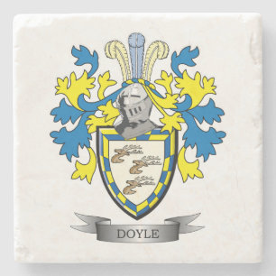 Doyle Coat of Arms Stone Coaster
