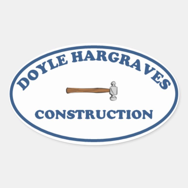 Doyle Hargrave Construction Sticker (Front)