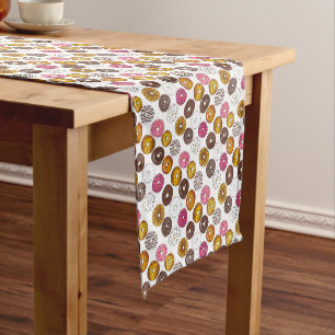 Dozen Doughnuts Doughnuts Breakfast Junk Food Food Short Table Runner