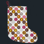 Dozen Doughnuts Doughnuts Breakfast Junk Food Food Small Christmas Stocking<br><div class="desc">Holiday stocking features an original marker illustration of an assortment of delicious breakfast doughnuts including glazed,  frosted,  chocolate cake,  French twist,  butternut crunch and more!

Don't see what you're looking for? Need help with customization? Contact Rebecca to have something designed just for you.</div>