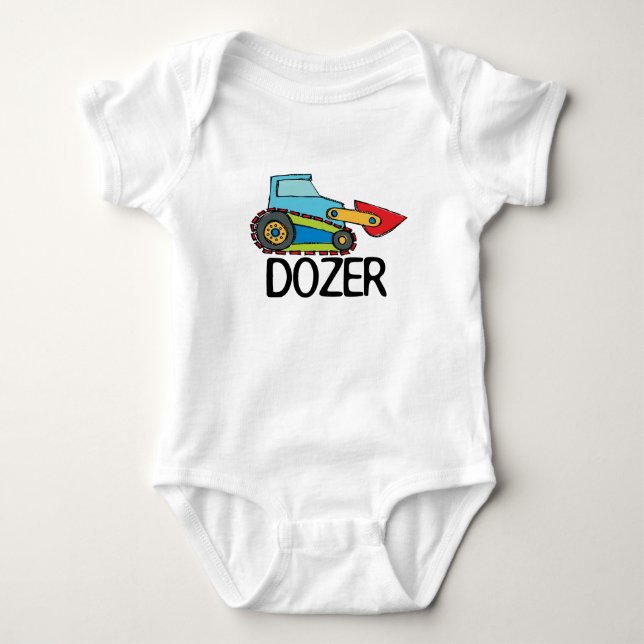 Dozer Baby Bodysuit (Front)