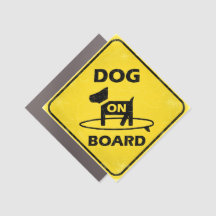 Dozer Surfs Dog on Board