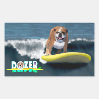 Dozer Surfs  Sticker