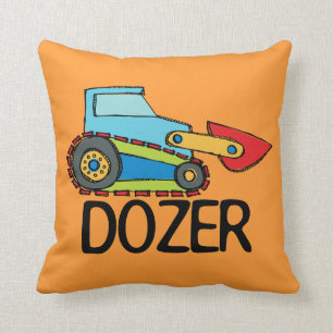 Dozer Throw Pillow