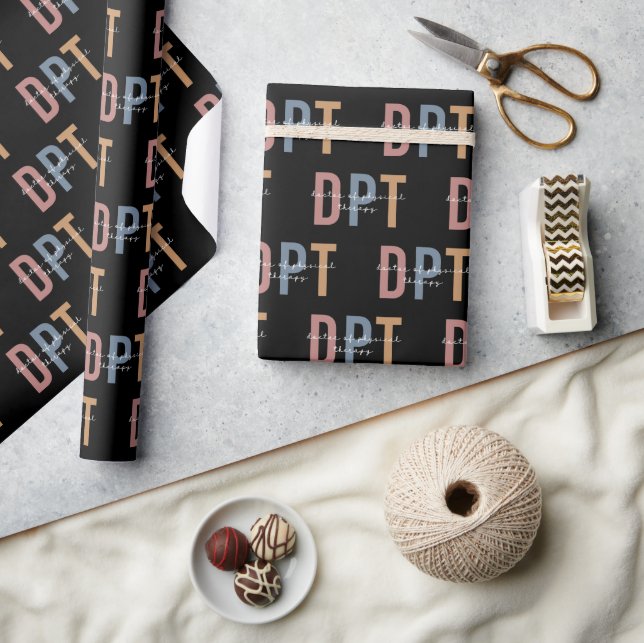 DPT Doctor of Physical Therapy Physical Therapist Wrapping Paper (Crafts)