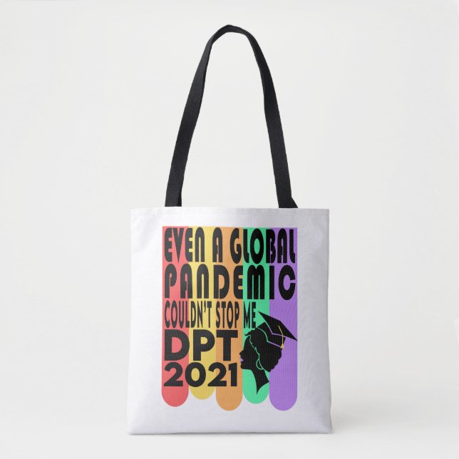 DPT Doctor of Physical Therapy Therapist Tote Bag (Front)