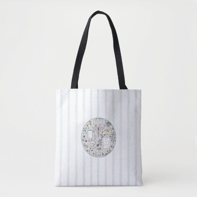 DPT Doctor of Physical Therapy Tote Bag (Front)