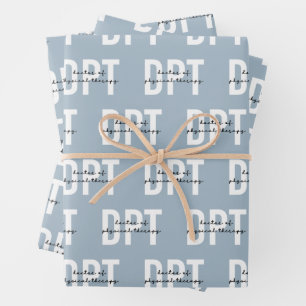 DPT Doctor of Physical Therapy Wrapping Paper Sheet