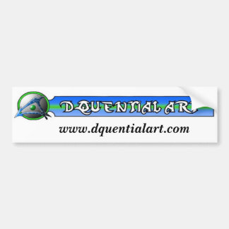 Dquential Art bumper sitcker Bumper Sticker