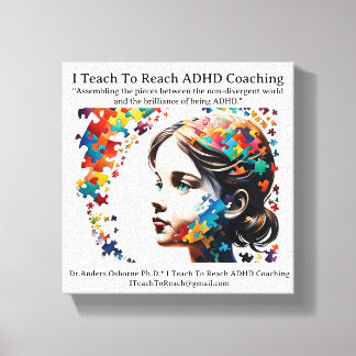 Dr.Anders Osborne Ph.D. -ADHD  Coaching  Canvas Print