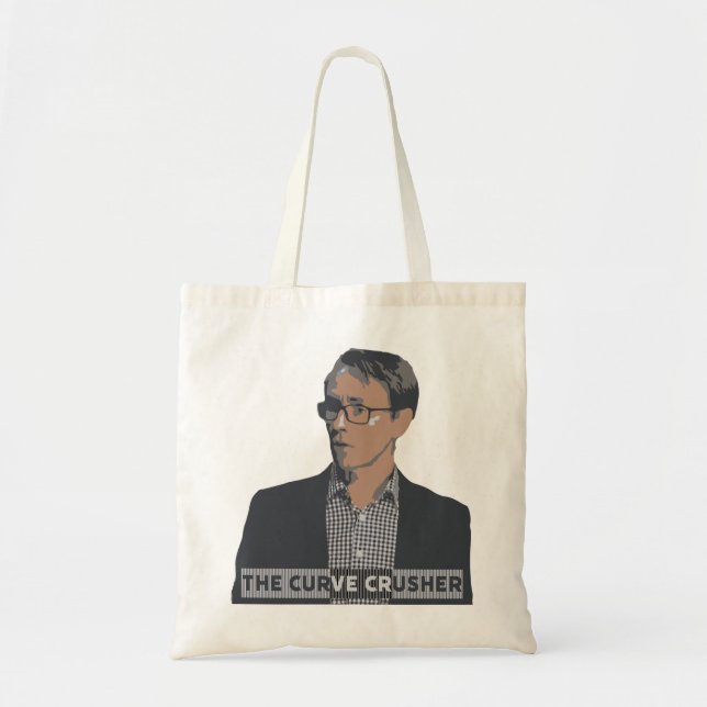 Dr Ashley Bloomfield The Curve Crusher Tote Bag (Front)