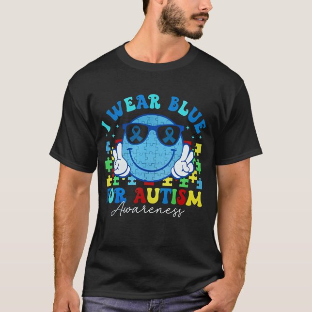 Dr Autisme Awareness Abstract Neurodiversity  T-Shirt (Front)