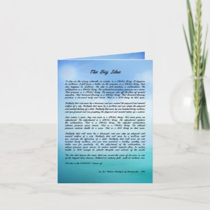 Dr. B J Palmer "The Big Idea" Note Cards