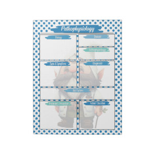 Dr. Blue Gnome Nursing - Pathophysiology Template Notepad