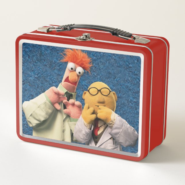 Dr. Bunsen Honeydew and Beaker Metal Lunch Box (Front)