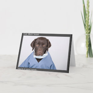 Dr Buzz's GET WELL SOON Greeting Card