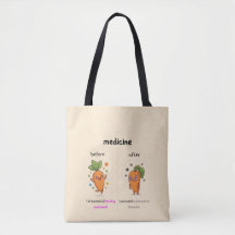 Dr Carrot Before & After Medicine - sac fourre-tou