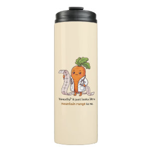 Dr. Carrot ECG Mountain Range Thermal Tumbler 