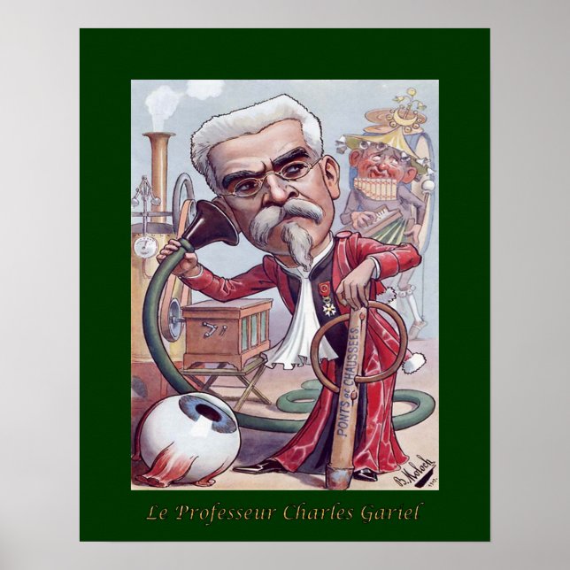 Dr Charles Gariel ~ Ophthalmologist/Audiologists~ Poster (Front)