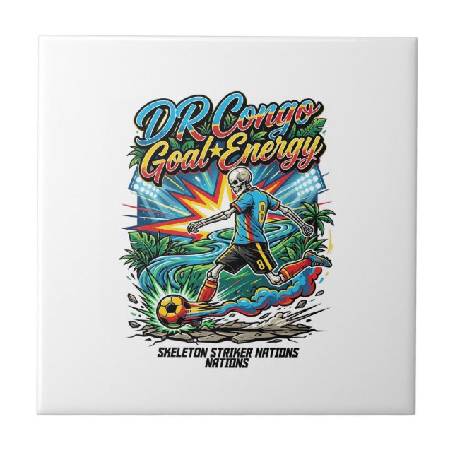 DR Congo Goal Energy Skeleton Striker Nations Crea Tile (Front)
