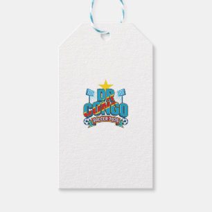 DR Congo Soccer 2026 Soccer Bold Country Typograph Gift Tags