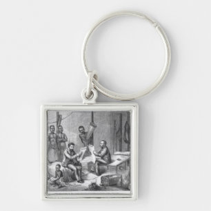 Dr. David Livingstone (1813-73) and Mr. Henry Mort Keychain