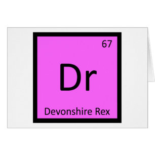 Dr - Devonshire Rex Cat Chemistry Element Symbol