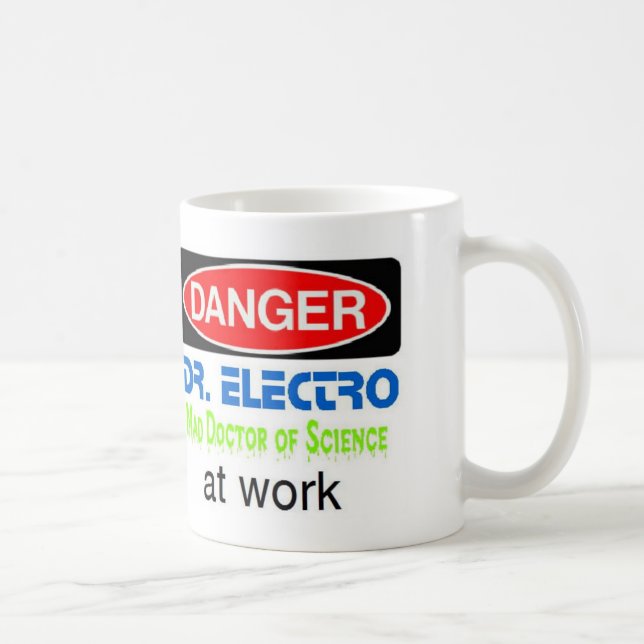 Dr. Electro at work Coffee Mug (Right)