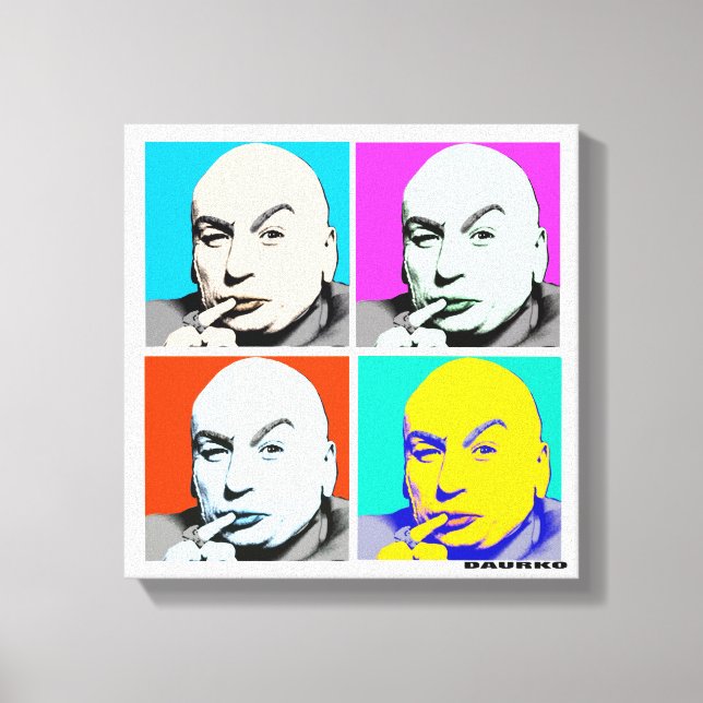 Dr. Evil Canvas Print (Front)