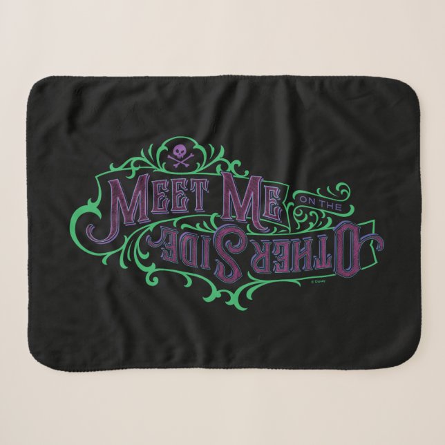 Dr. Facilier | Meet Me One the Other Side Sherpa Blanket (Front (Horizontal))